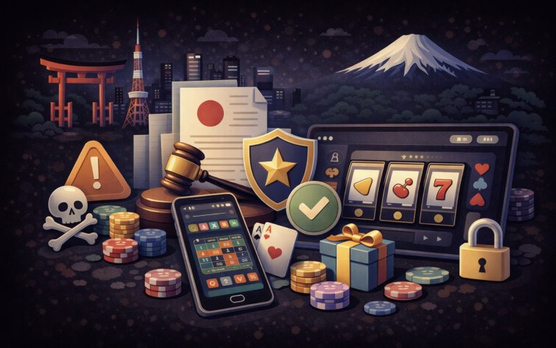 日本でオンラインギャンブルは合法